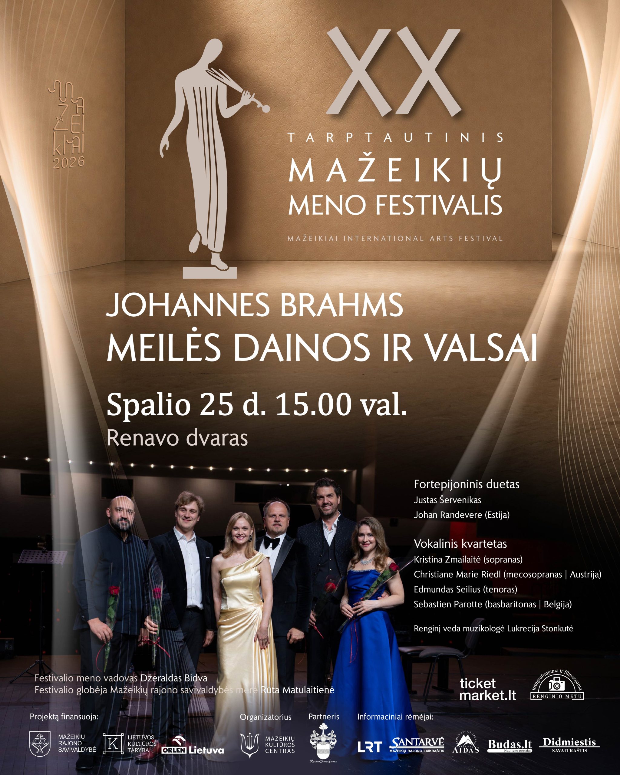 JOHANNES BRAHMS – MEILĖS DAINOS IR VALSAI