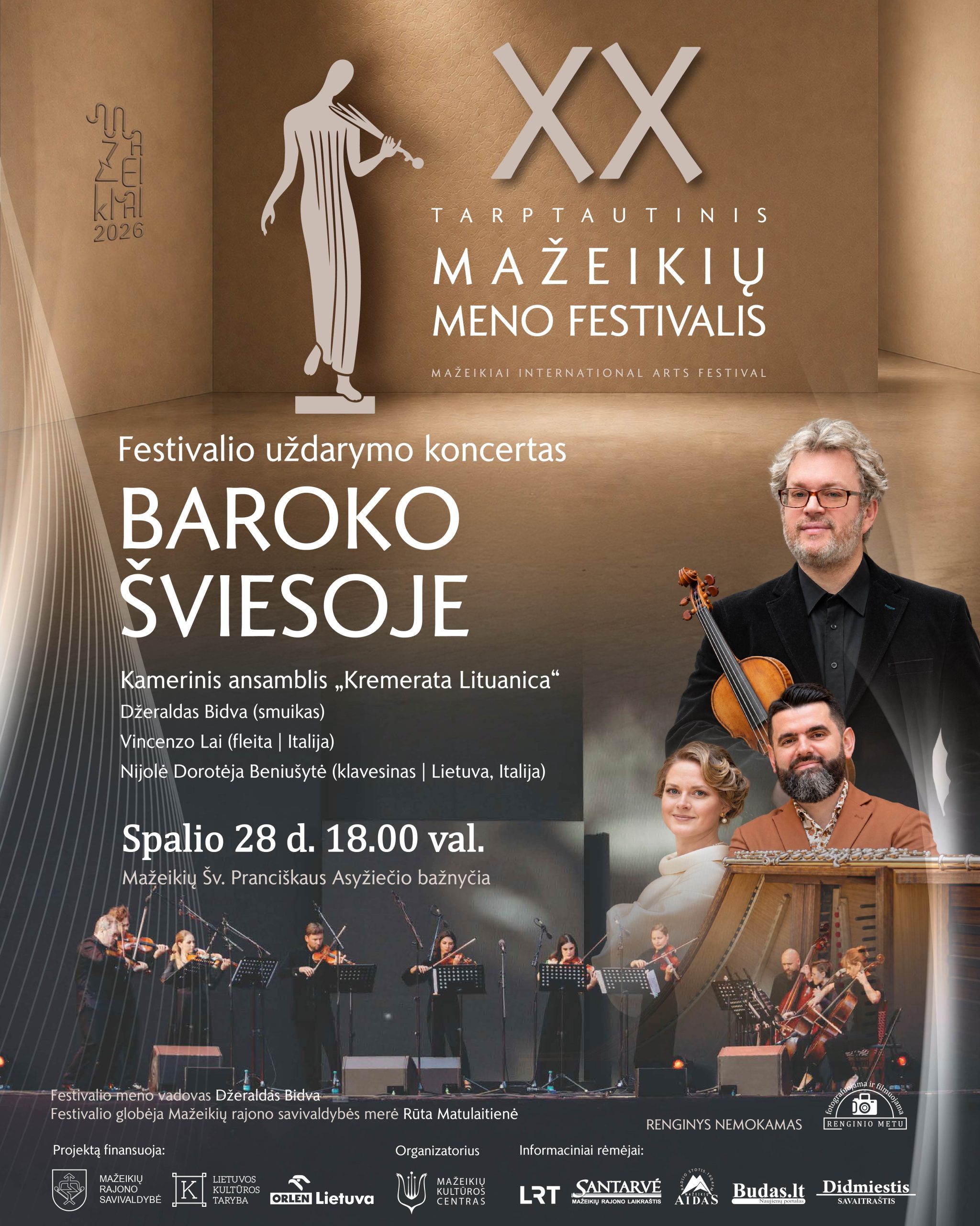 Festivalio uždarymo koncertas „Baroko šviesoje“