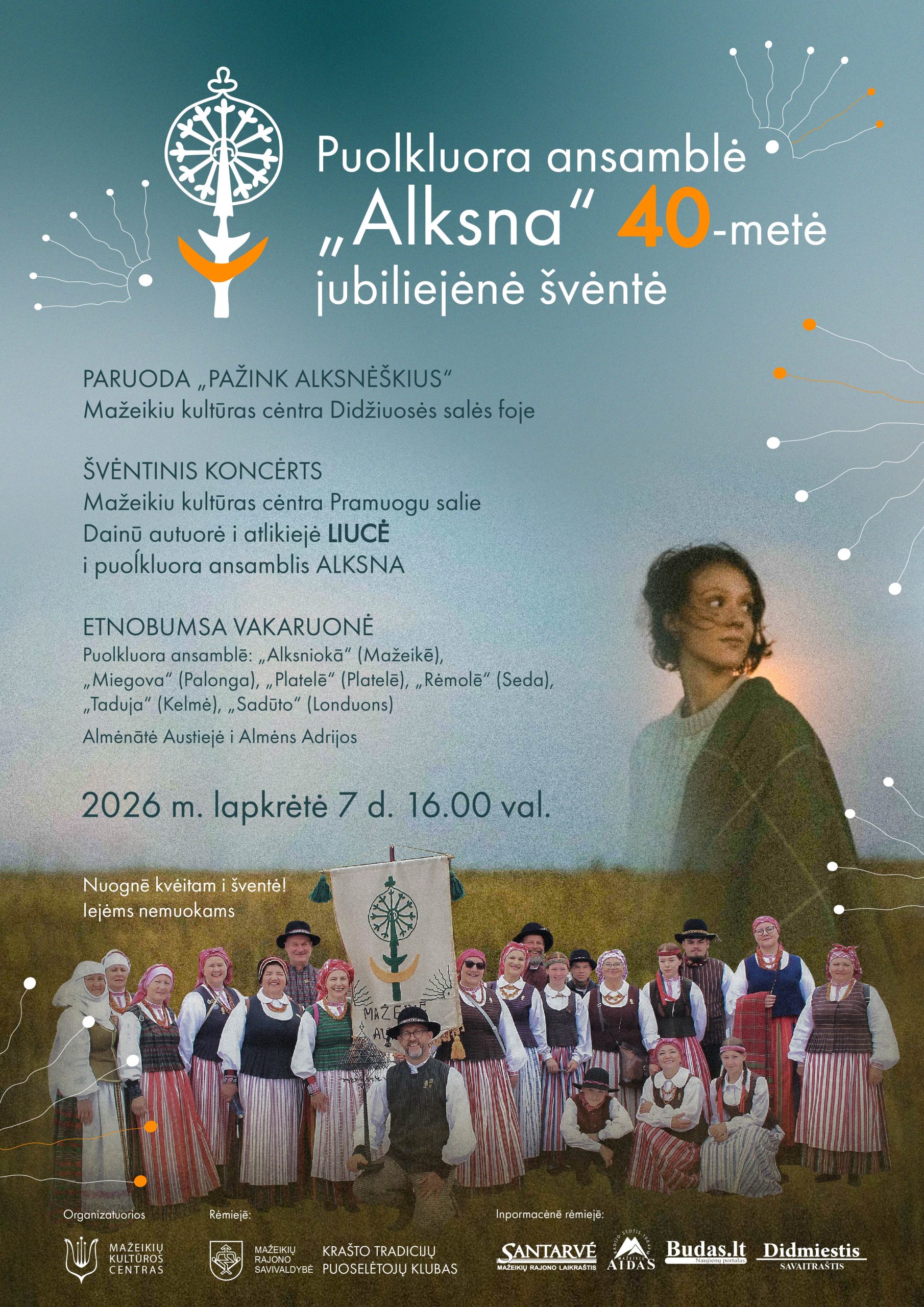 Folkloro ansamblio „Alksna“ 40-mečio jubiliejinė šventė