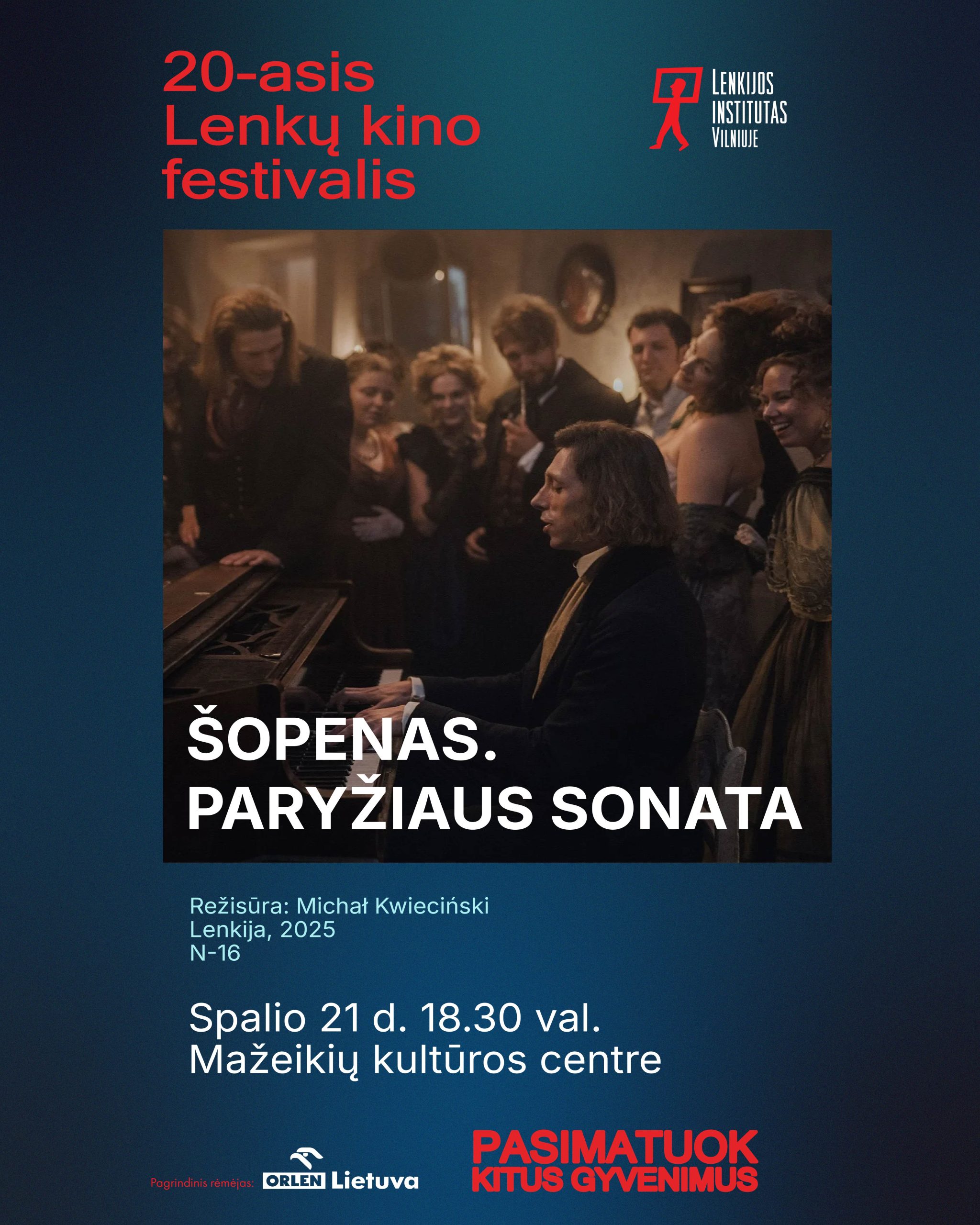 20-asis Lenkų kino festivalis. Šopenas. Paryžiaus sonata